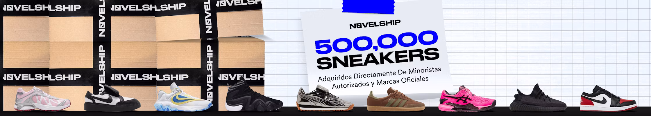 500K Sneakers Banner - ES 500K Sneakers Banner - ES